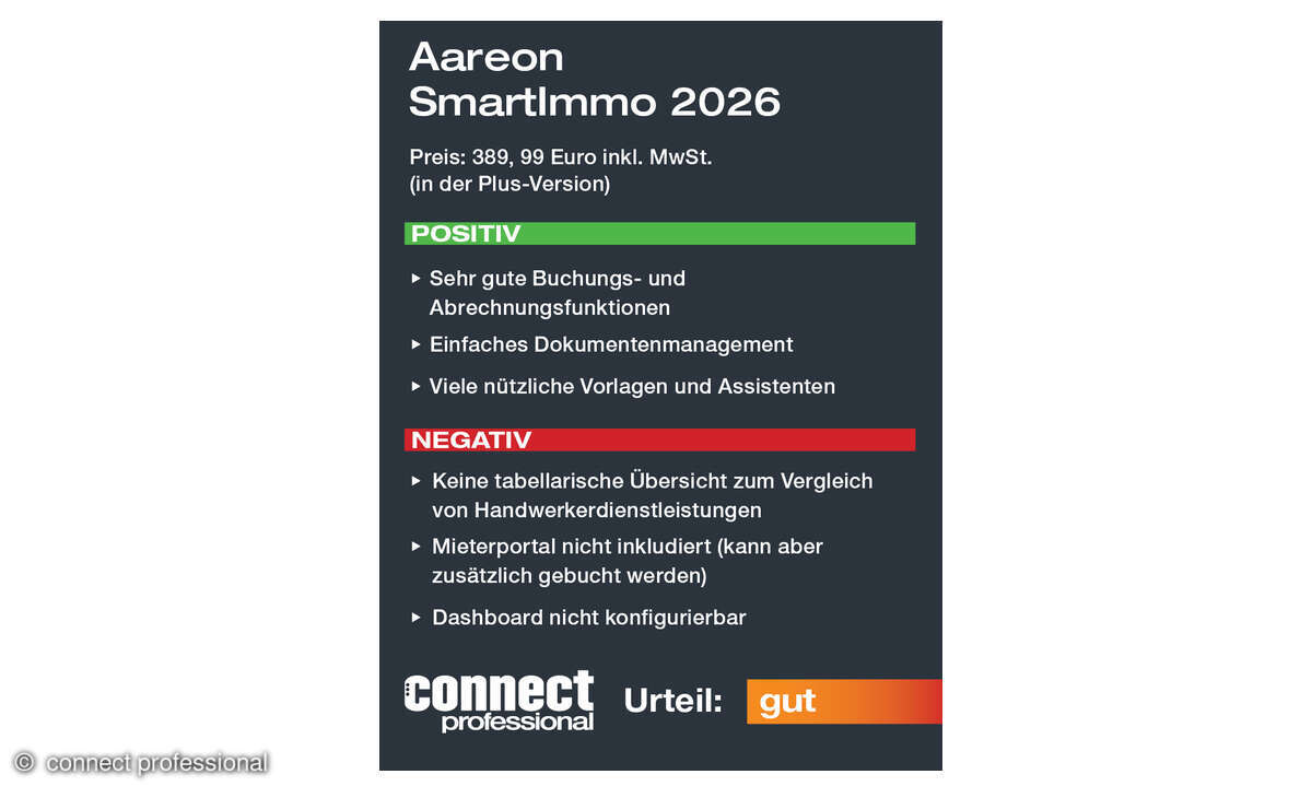  Aareon SmartImmo 2026 im Test, November 2025