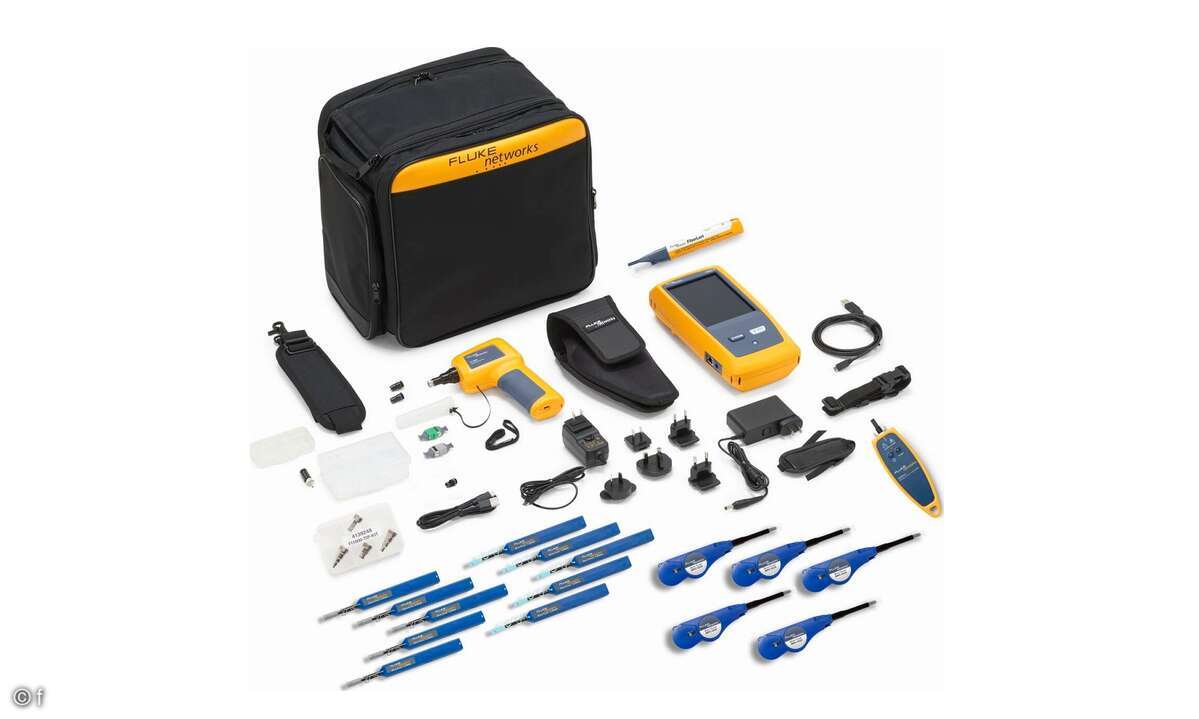 Die neuen Kits von Fluke, wie das „FI2-7300 Datacenter Kit“, helfen Technikern in Rechenzentren dabei, den Betrieb aufrechtzuerhalten. 