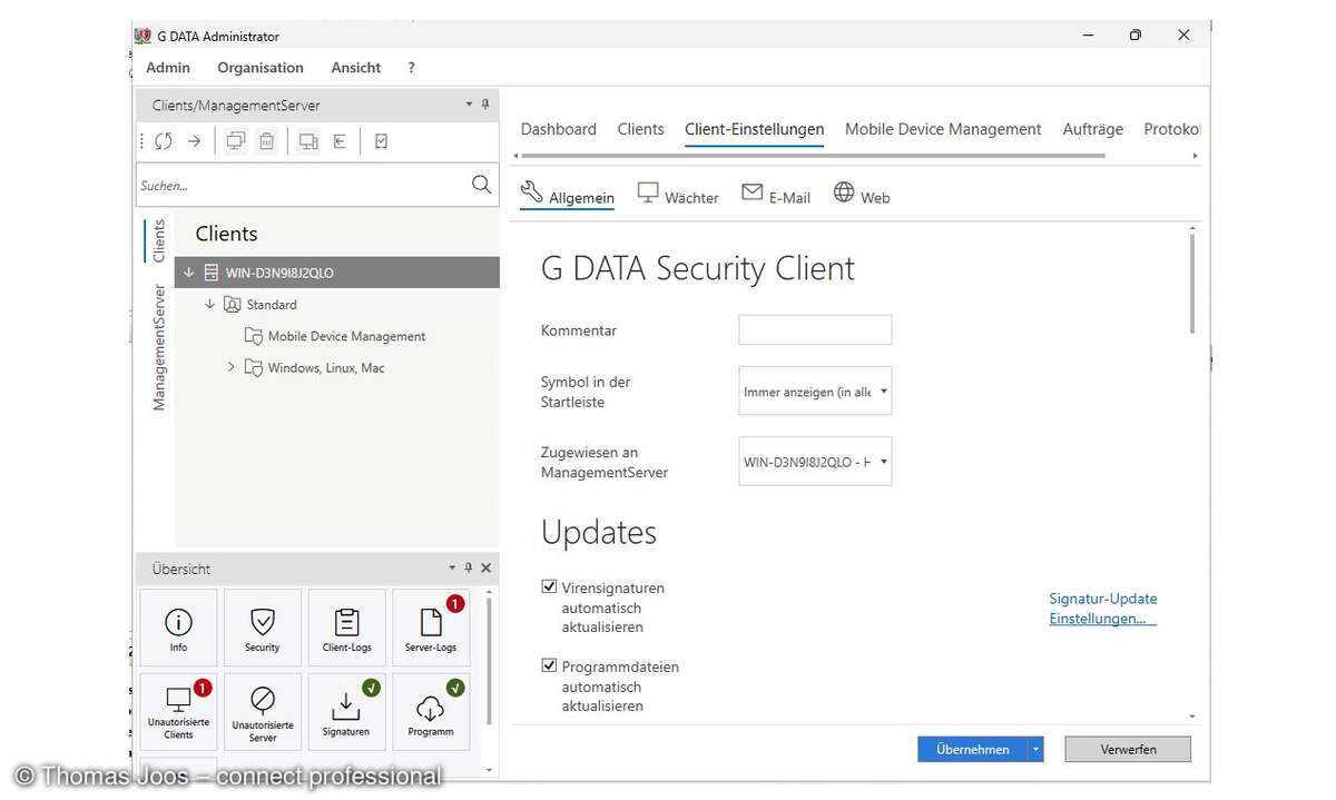 G Data Endpoint Protection Business Test, Dezember 2025
