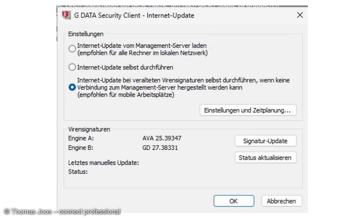 G Data Endpoint Protection Business Test, Dezember 2025