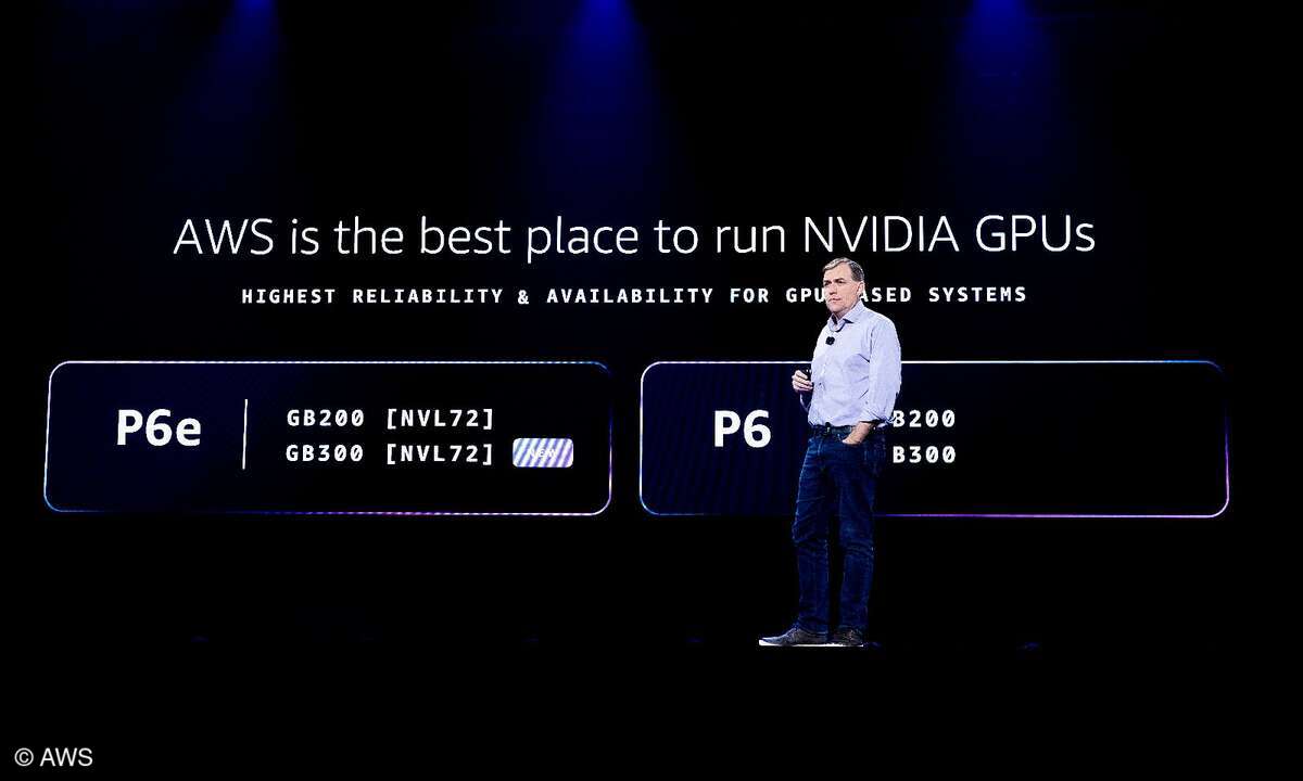 AWS-CEO Matt Garman in seiner Keynote auf der re:Invent 2025