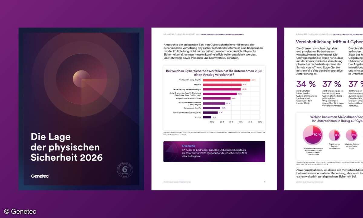 Genetec Studie Lage physische Sicherheit