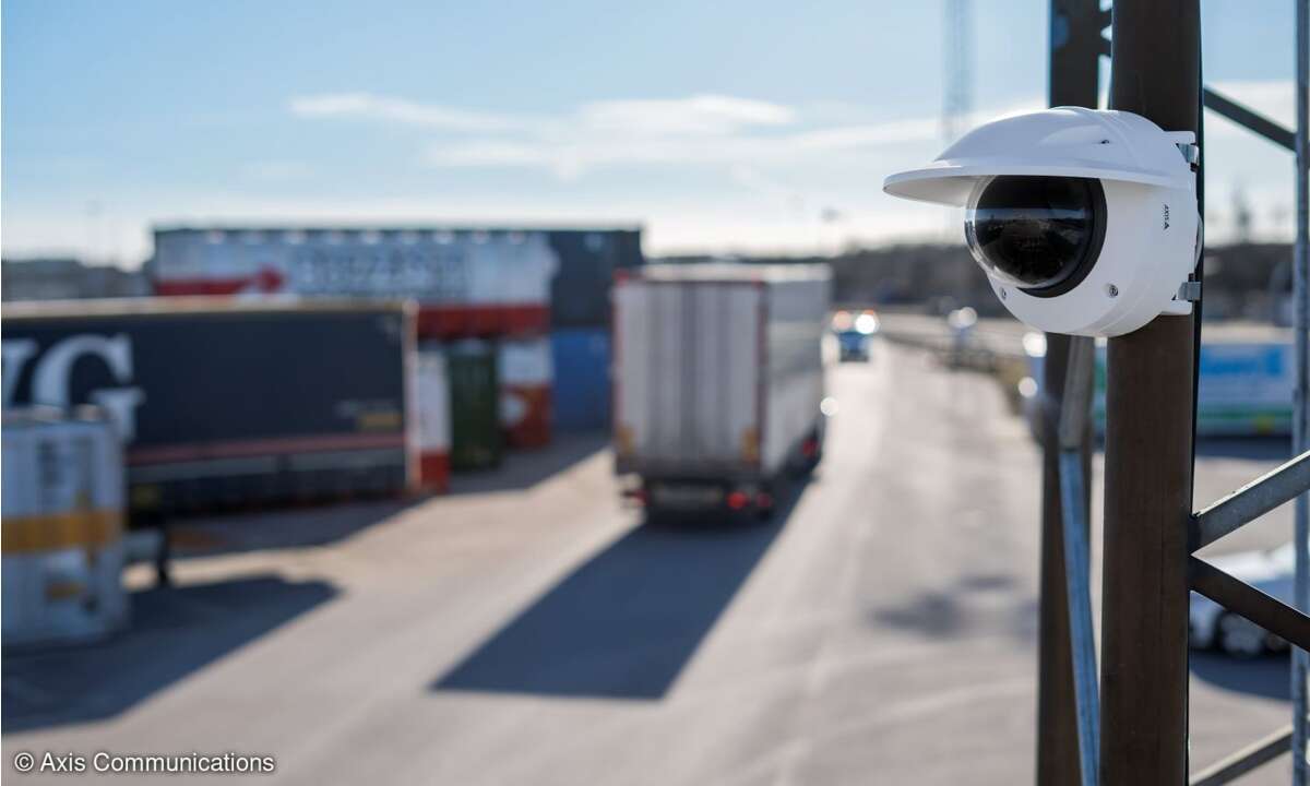 Sicherheitskamera Logistik Axis