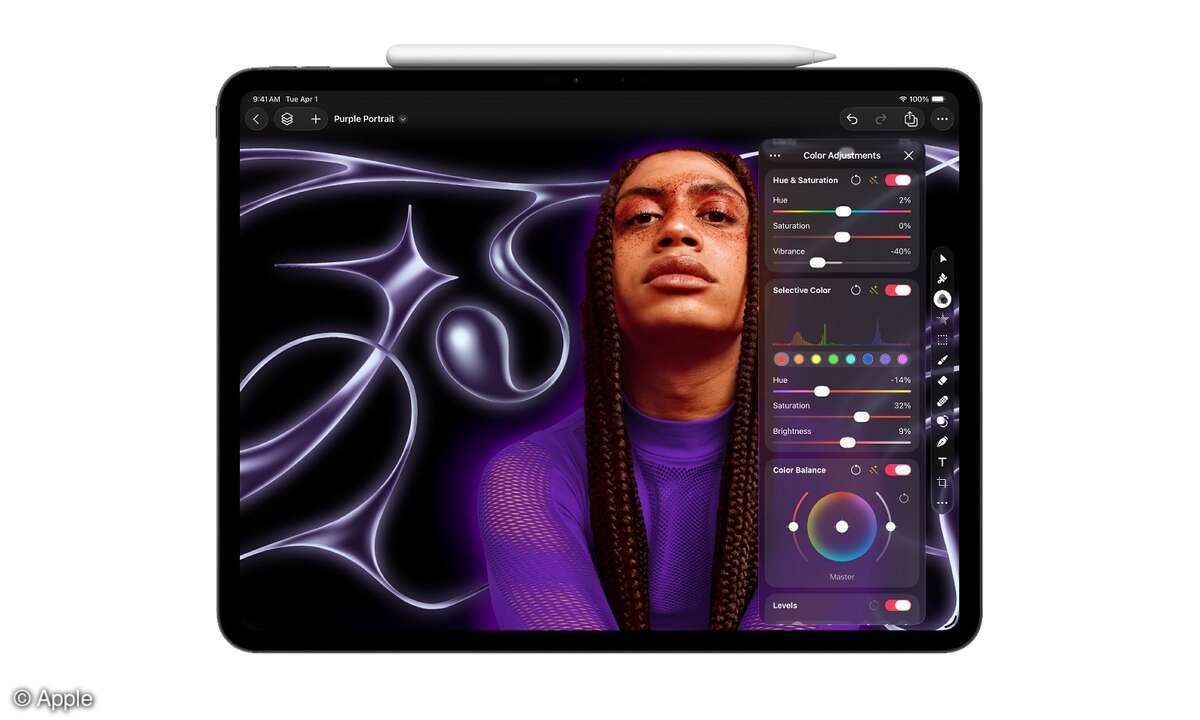 Apple bringt erstmals Pixelmator Pro auf das iPad, mit allen beliebten Features, angepasst für Touch-Bedienung und den Apple Pencil.