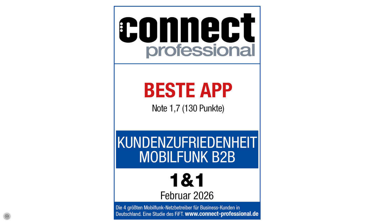 Beste App 1&1, KB Mobilfunk B2B 2026 