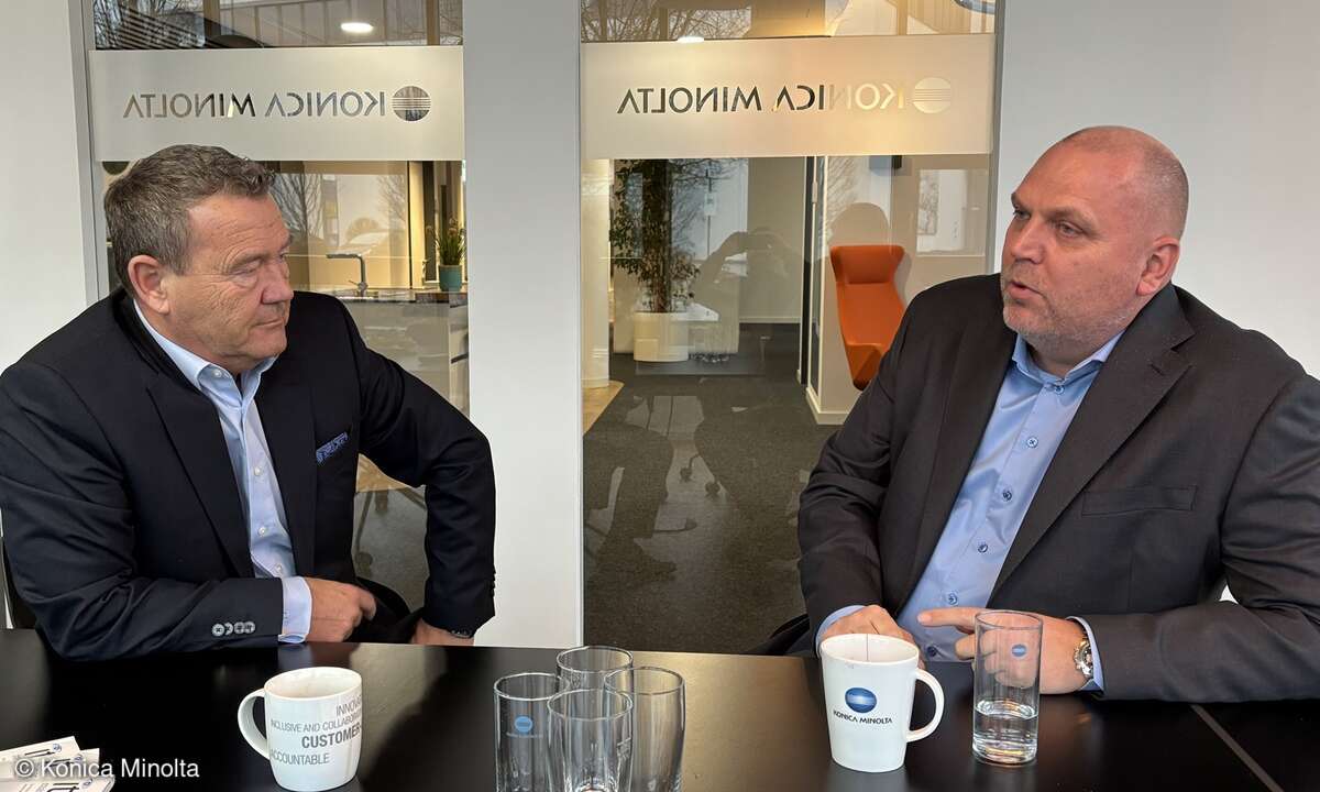 Wener Theißen und Tommy Schimpf, Konica Minolta