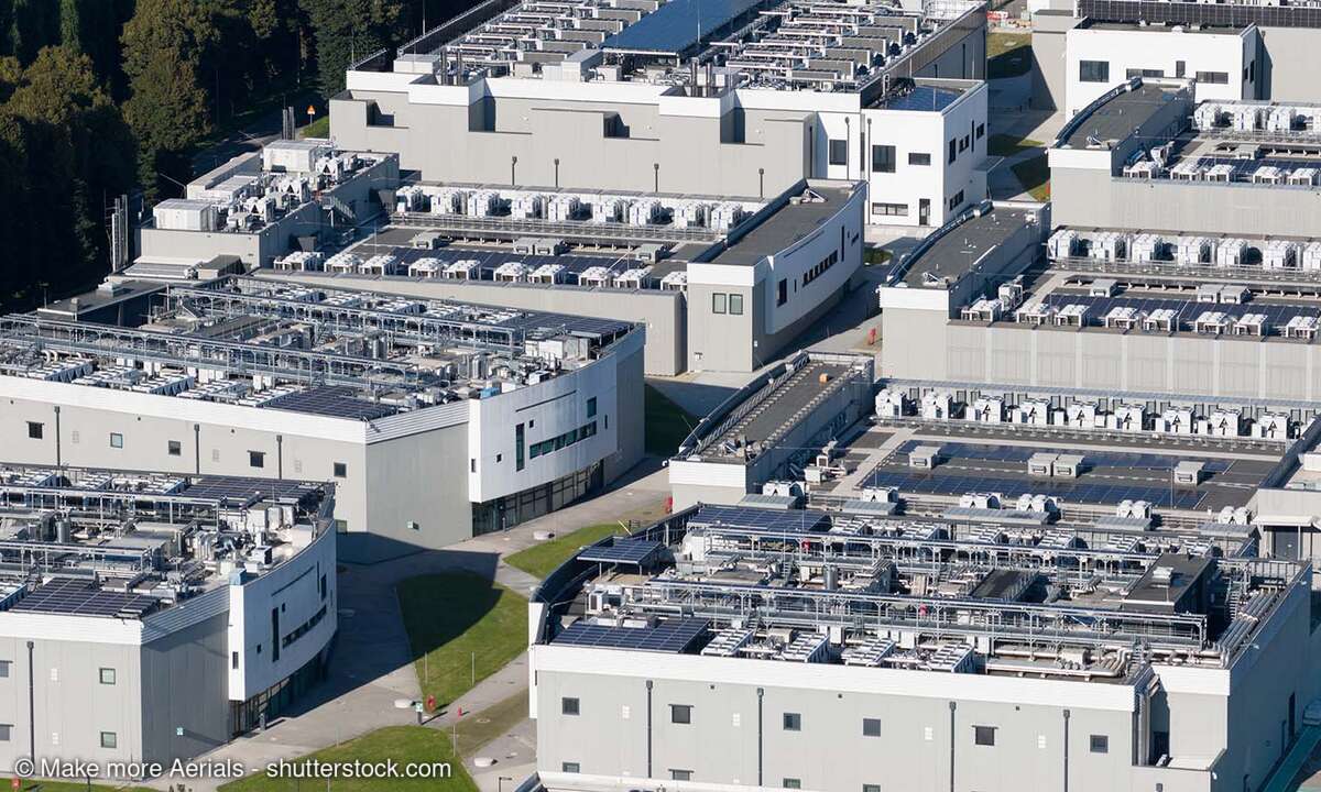 Rechenzentrum Außenanlage