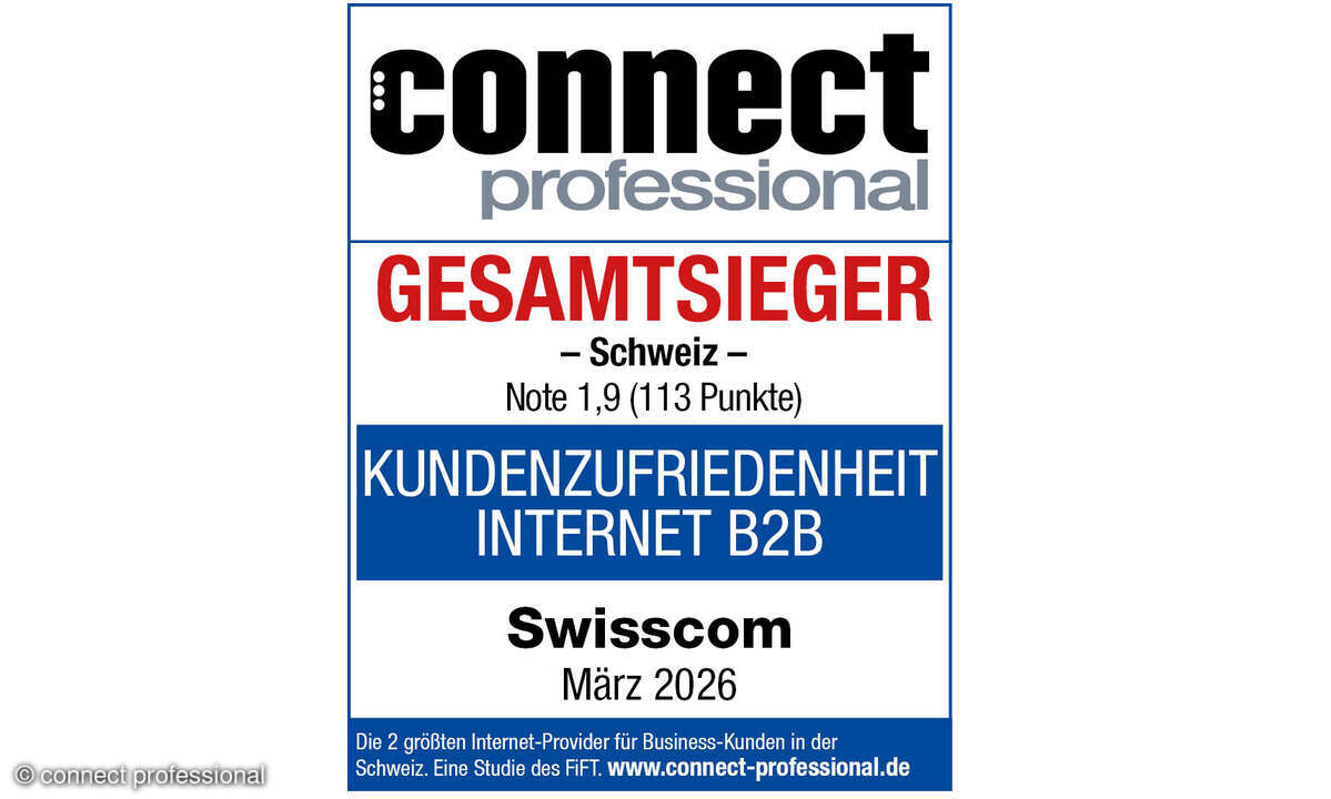 Kundenbarometer Internet B2B 2026 Gesamtsieger Schweiz
